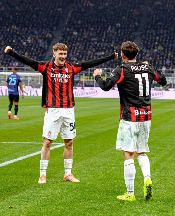 恰尔汗奥卢失点，普利西奇一剑封喉，国米0-1AC米兰痛失意甲榜首